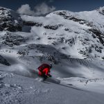 Ian Nicholson on the Tszil glacier