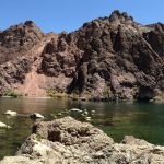 The Colorado River, near Hoover Dam.