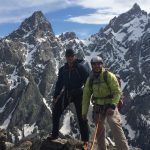 Scott Perkins guides his clients Steve Mcgowin & Scott Sneider on Symmetry Spire