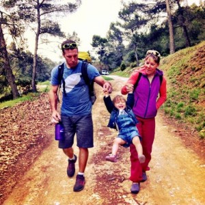 Coming back from climbing swing