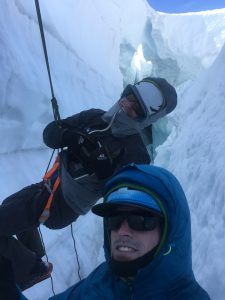 scholarship-recipient-jeff-dobronyi-and-nate-furman-in-a-crevasse-in-the-inspiration-glacier__pc-jeff-dobronyi