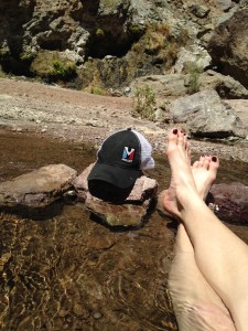 Rest day at Goldstrike Hot Springs.