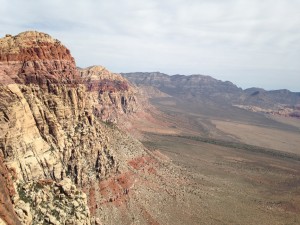 Red Rocks NCA from Mount Wilson.